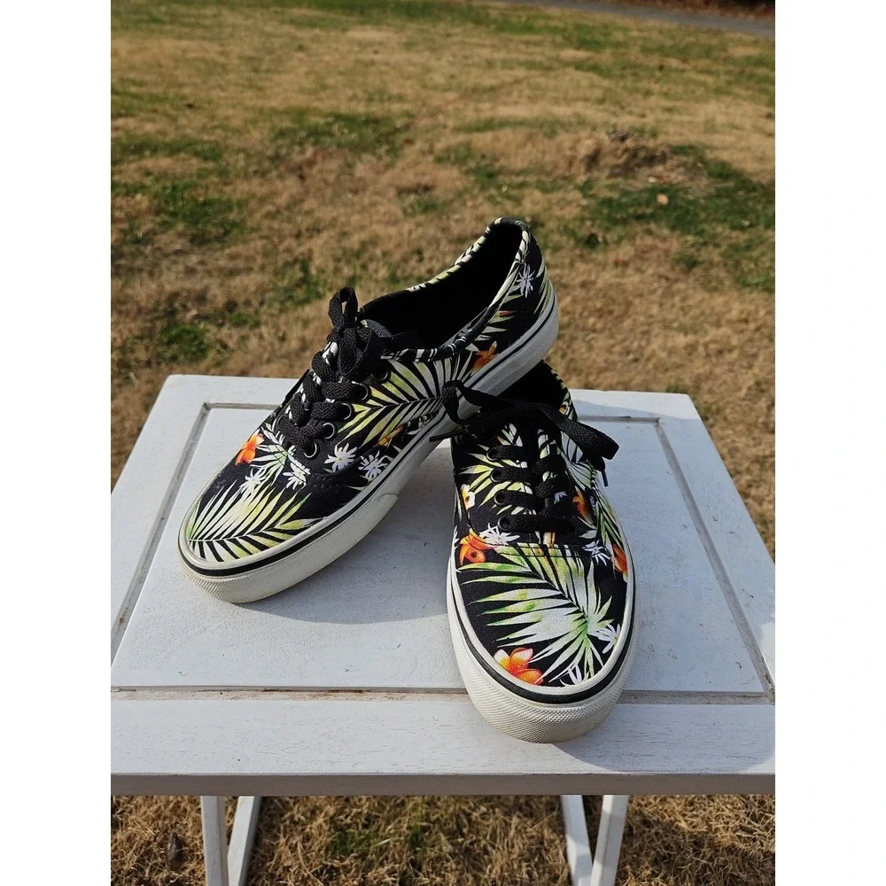 Vans‎ Era Tropical Palm Floral Print Sneakers M 6.5/W 8
